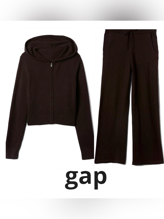 GAP Tops - GAP CashSoft Sweater Zip Hoodie
and Pants Lounge Set